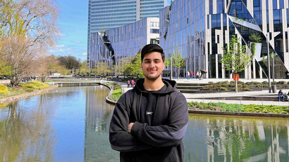 Portrait photo of Harsh Arora, student of the Masters Management & Entrepreneurship 