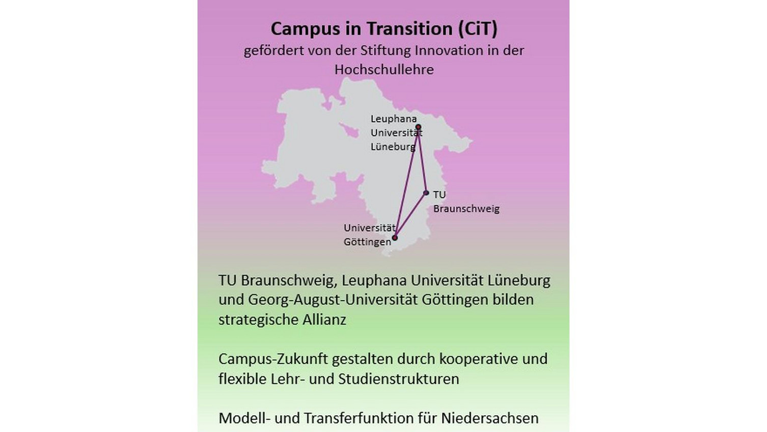 Aufbau Campus in Transition