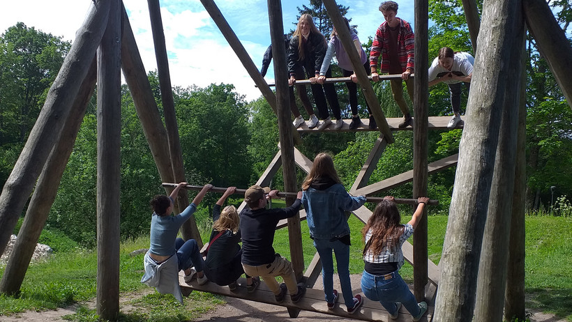 Swing in Viljandi Estonia