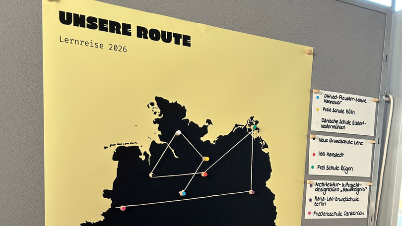 Reiseroute der Lernreise