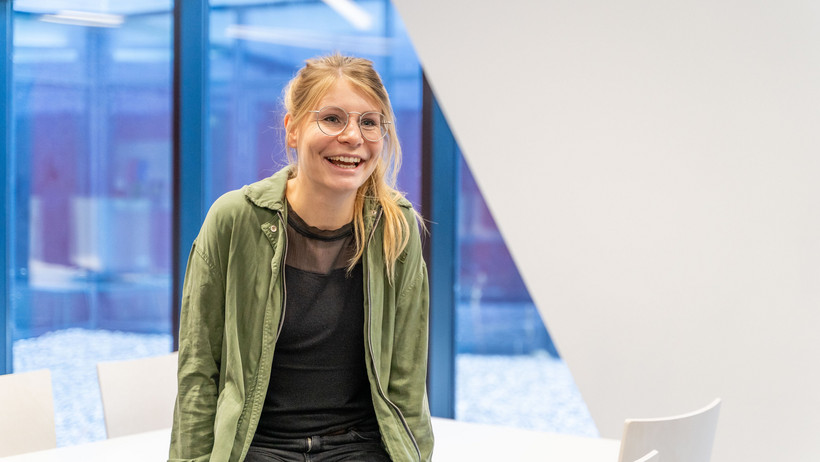 Svenja Dahnke, Studentin des Masters Staatswissenschaften