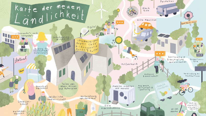 Die Karte der neuen Ländlichkeit