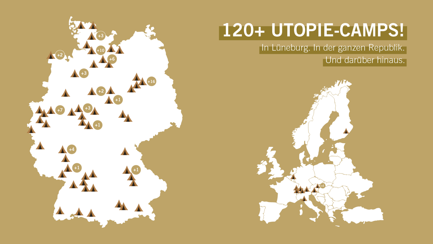 Karte Utopie-Camps