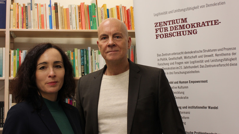 Prof. Dr. Agnieszka Turska-Kawa und Prof. Dr. Christian Welzel, Fakultät Staatswissenschaften