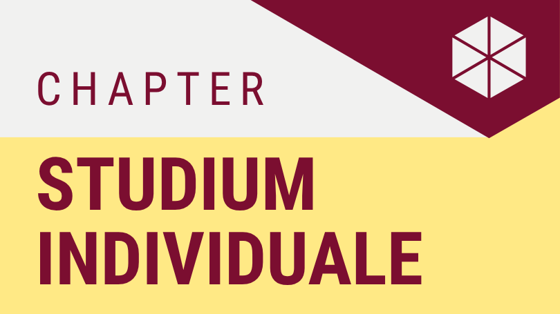 Chapter Studium Individuale