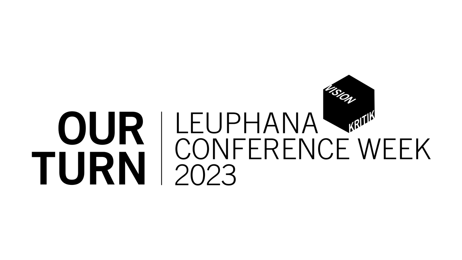 Logo der Konferenzwoche 2023 OUR TURN