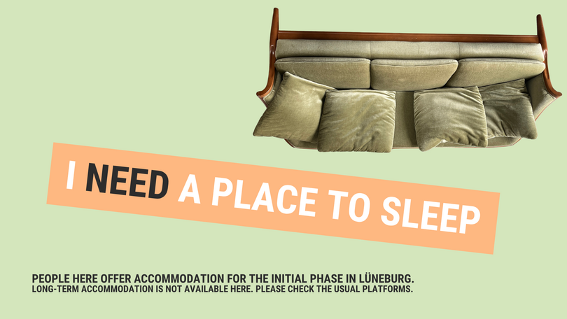 Need a place to sleep Need