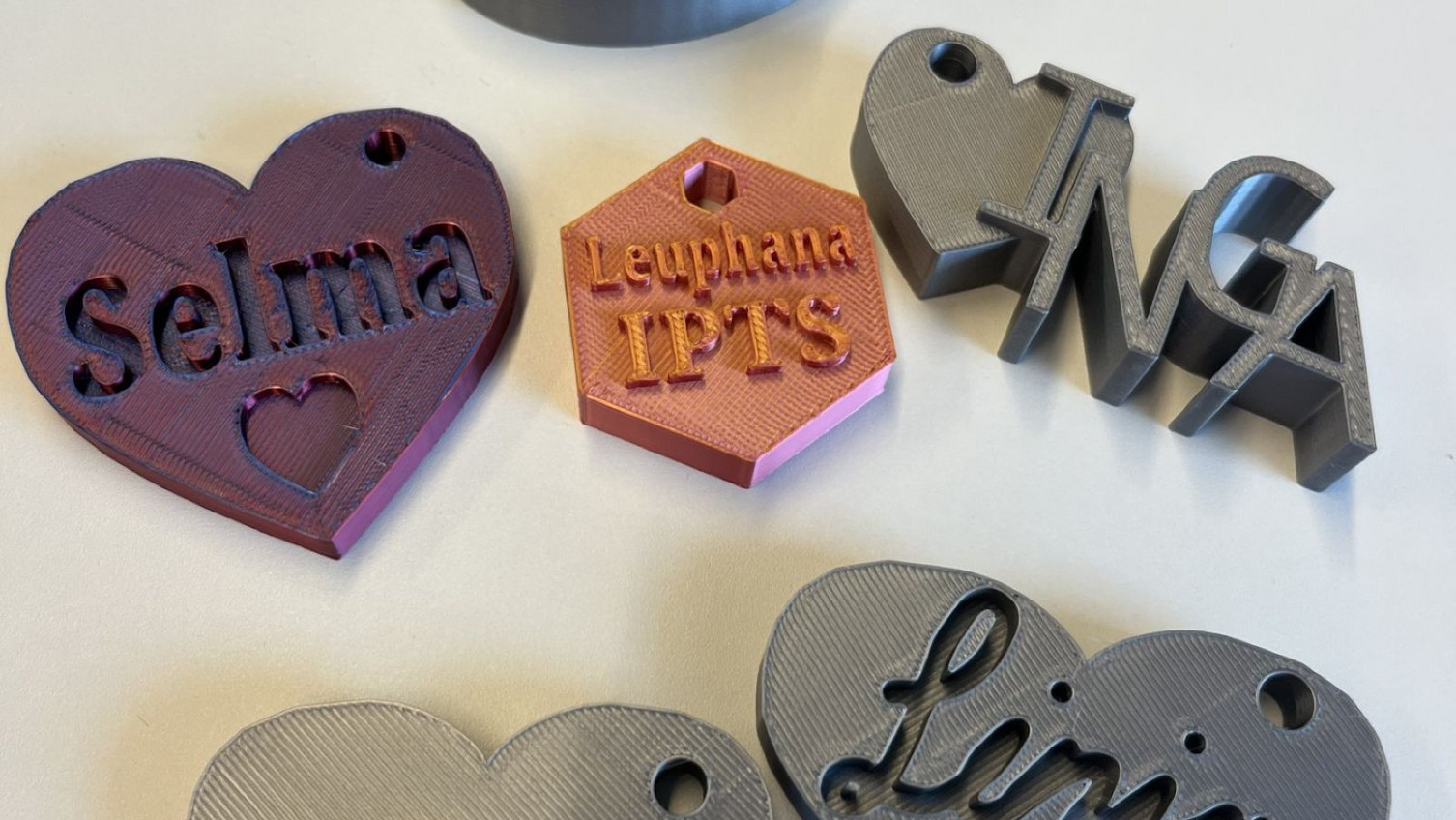 Printed name tags