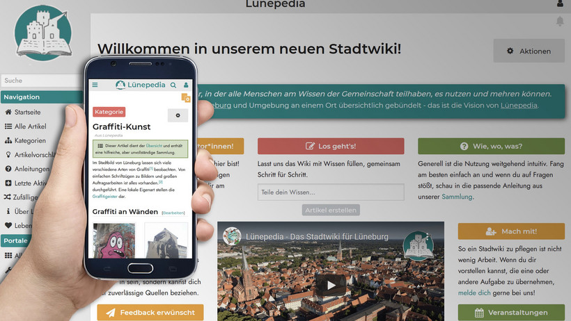 Website von Lünepedia