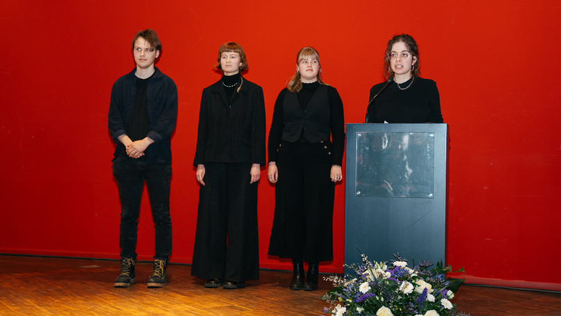 Studentische Vertreter*innen des Arbeitskreises Campusgeschichte