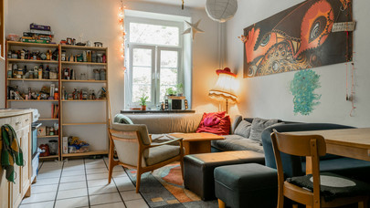 Kitchen in a shared flat