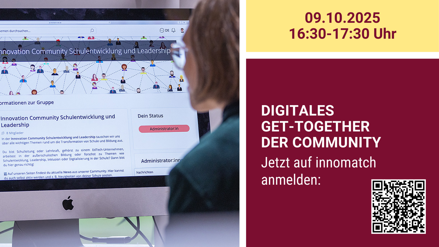 Jetzt über innomatch anmelden!