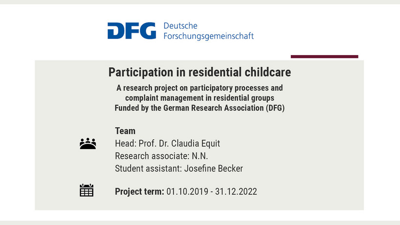 Diagram "Participation in Residential Childcare