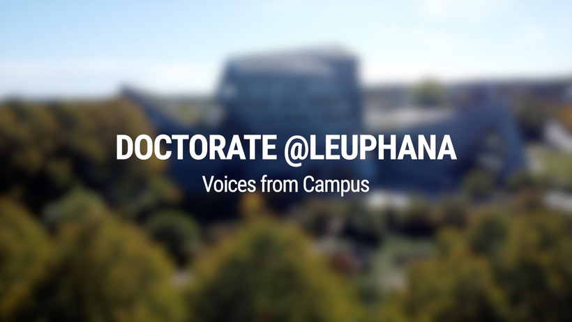 Doctorate @ Leuphana: Voices from Campus