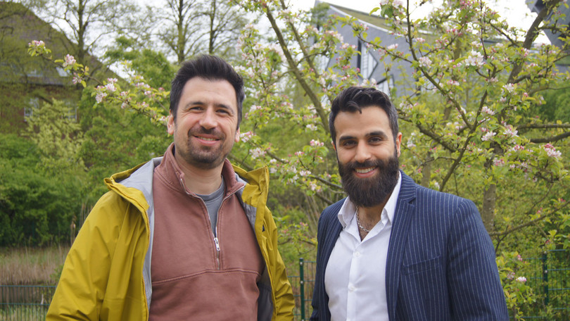 André Lujic und Saleh Ali Abedi