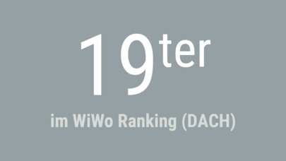 19ter Platz im WiWo