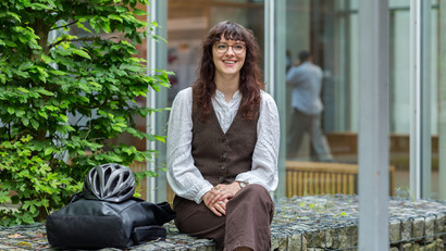 Portrait photo of Nele Kehr, student of the Masters Sustainability Science: Entrepreneurship, Agency and Leadership