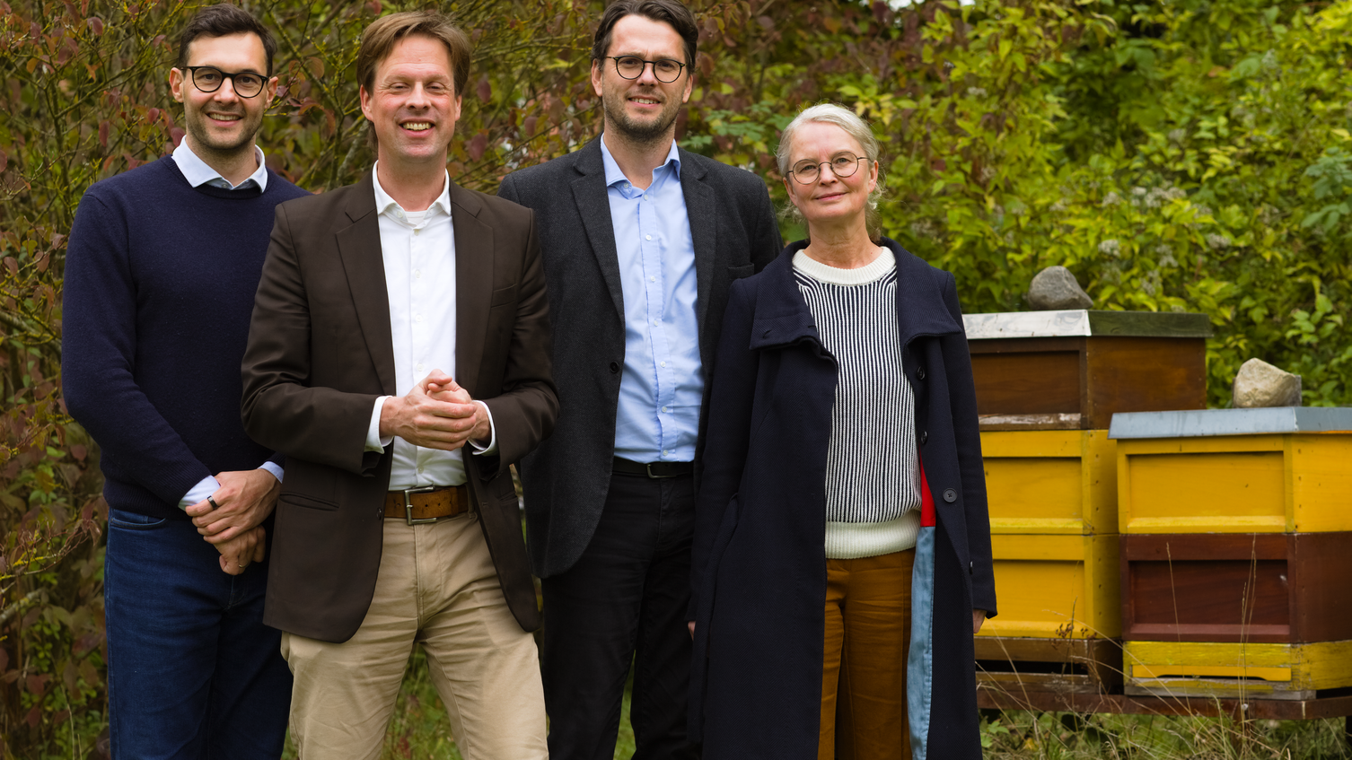 Gruppenfoto des Nachhaltigkeitsberichts