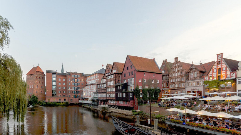 Blick auf den Lüneburger Stint