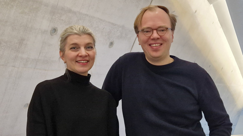 Prof. Dr. Szilvia Gellai und Prof. Dr. Kevin Drews, Fakultät Kulturwissenschaften