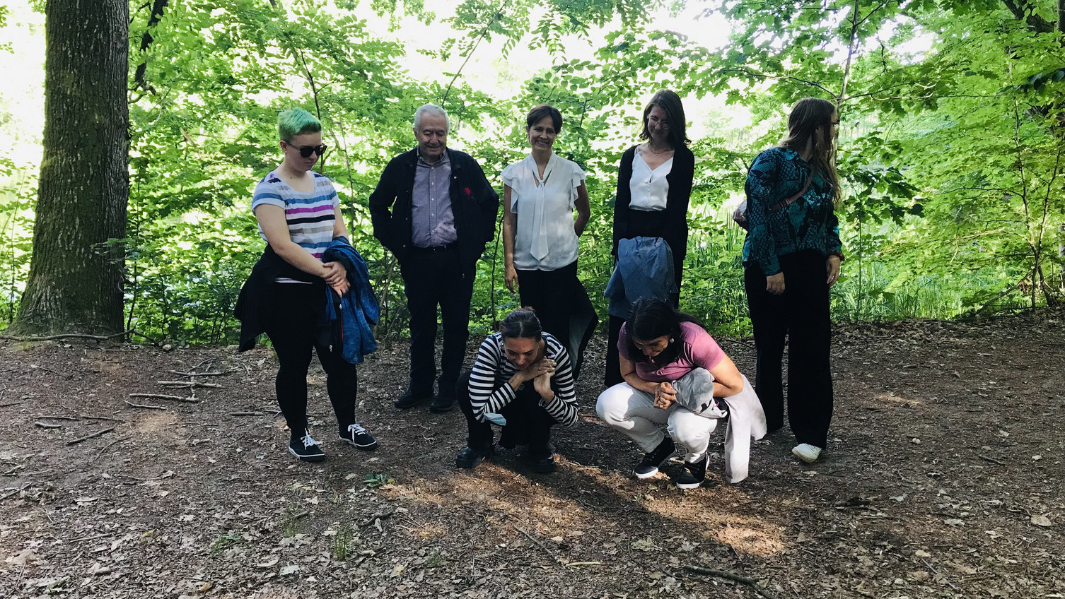 Politics4Future project partners near the Teufelsbrücke Lüneburg.