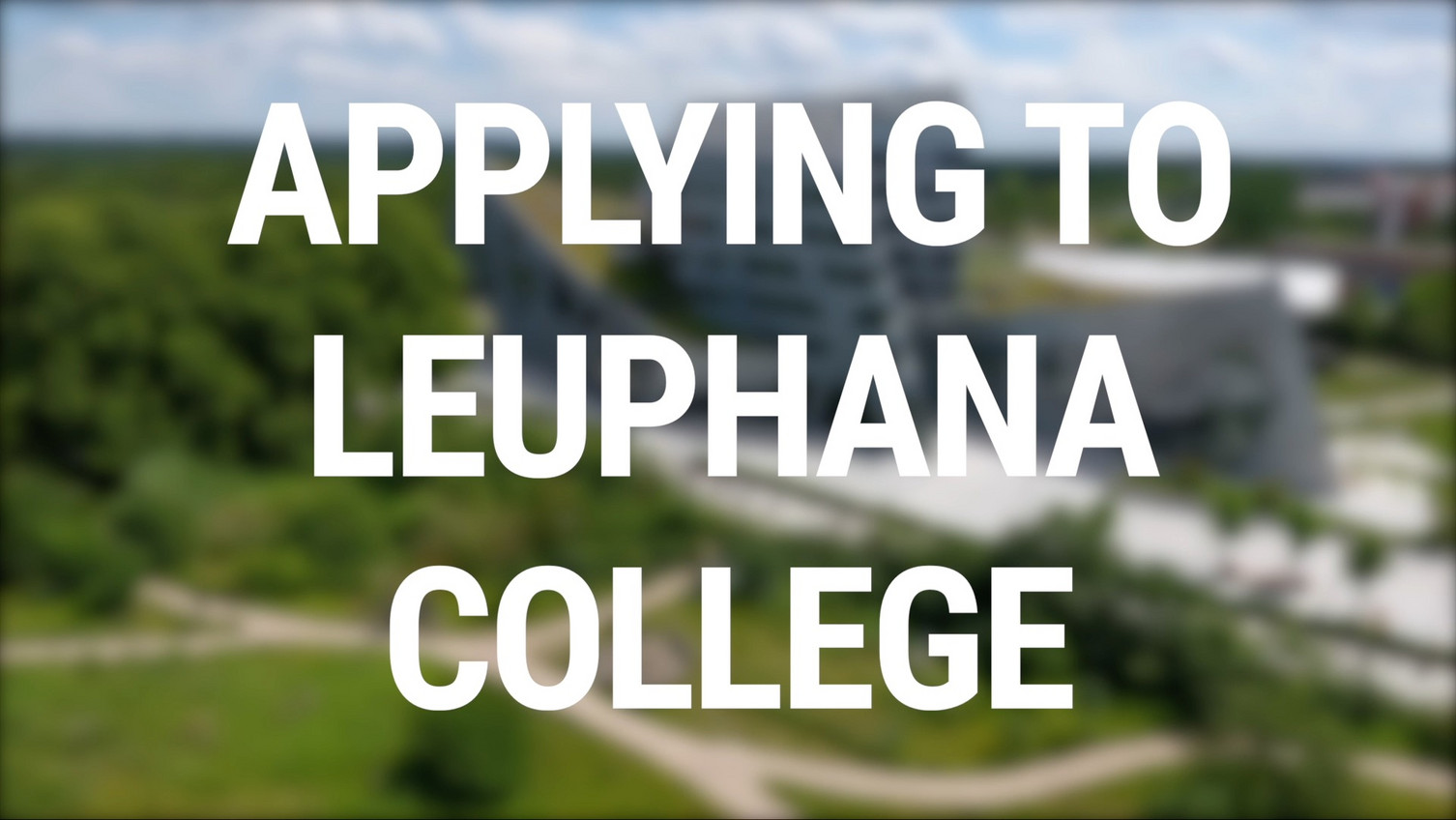 International Applications Leuphana