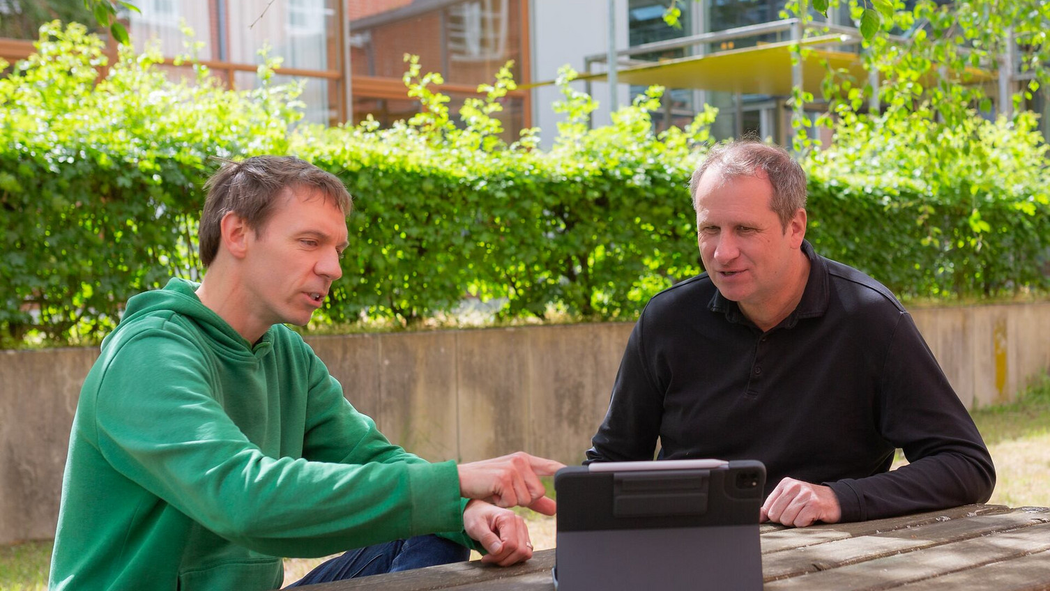 Dr. Leif Boß und Prof. Dr. Dirk Lehr