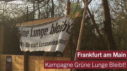 Kampagne Grüne Lunge Bleibt!