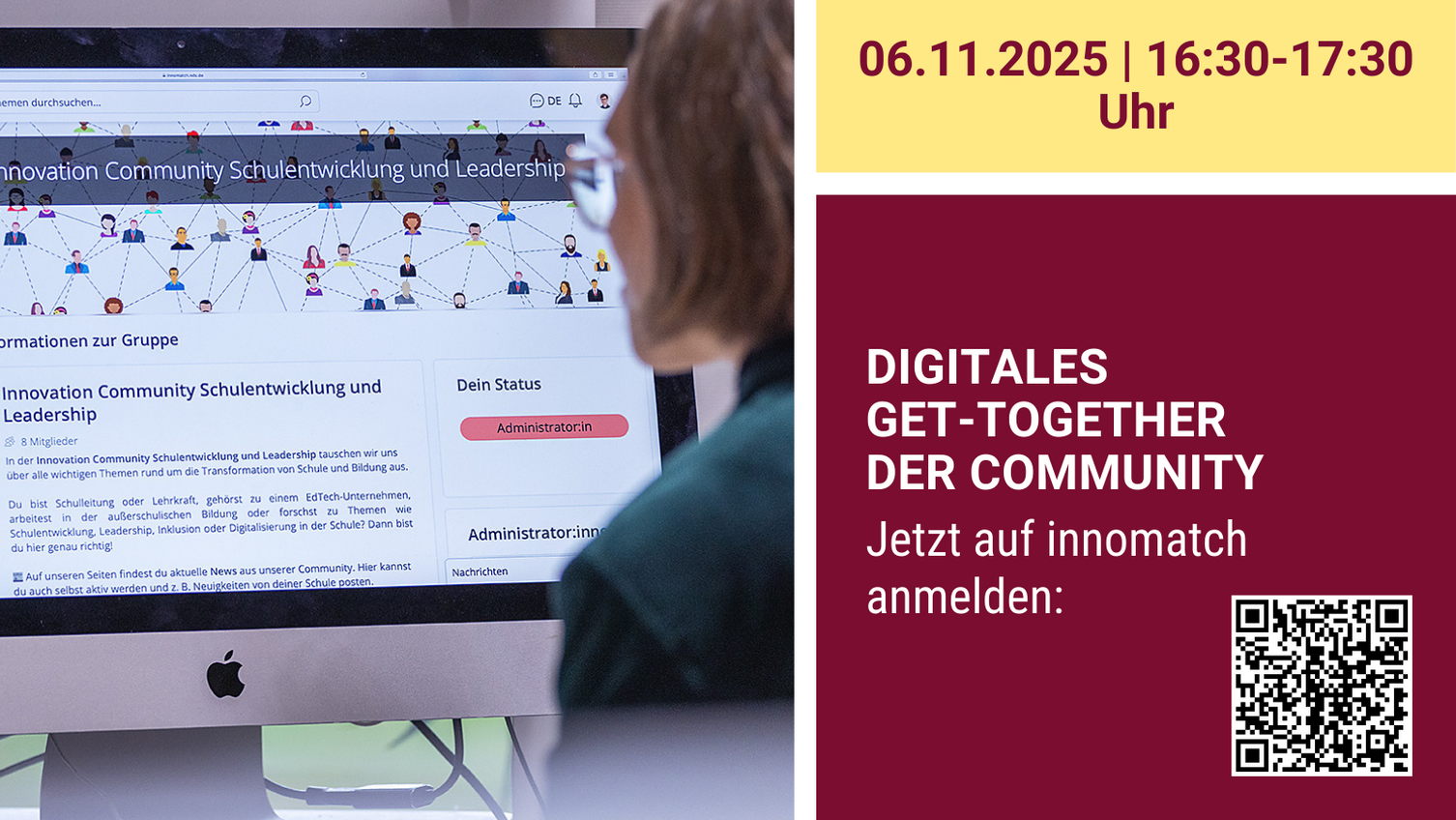 Jetzt über innomatch anmelden!