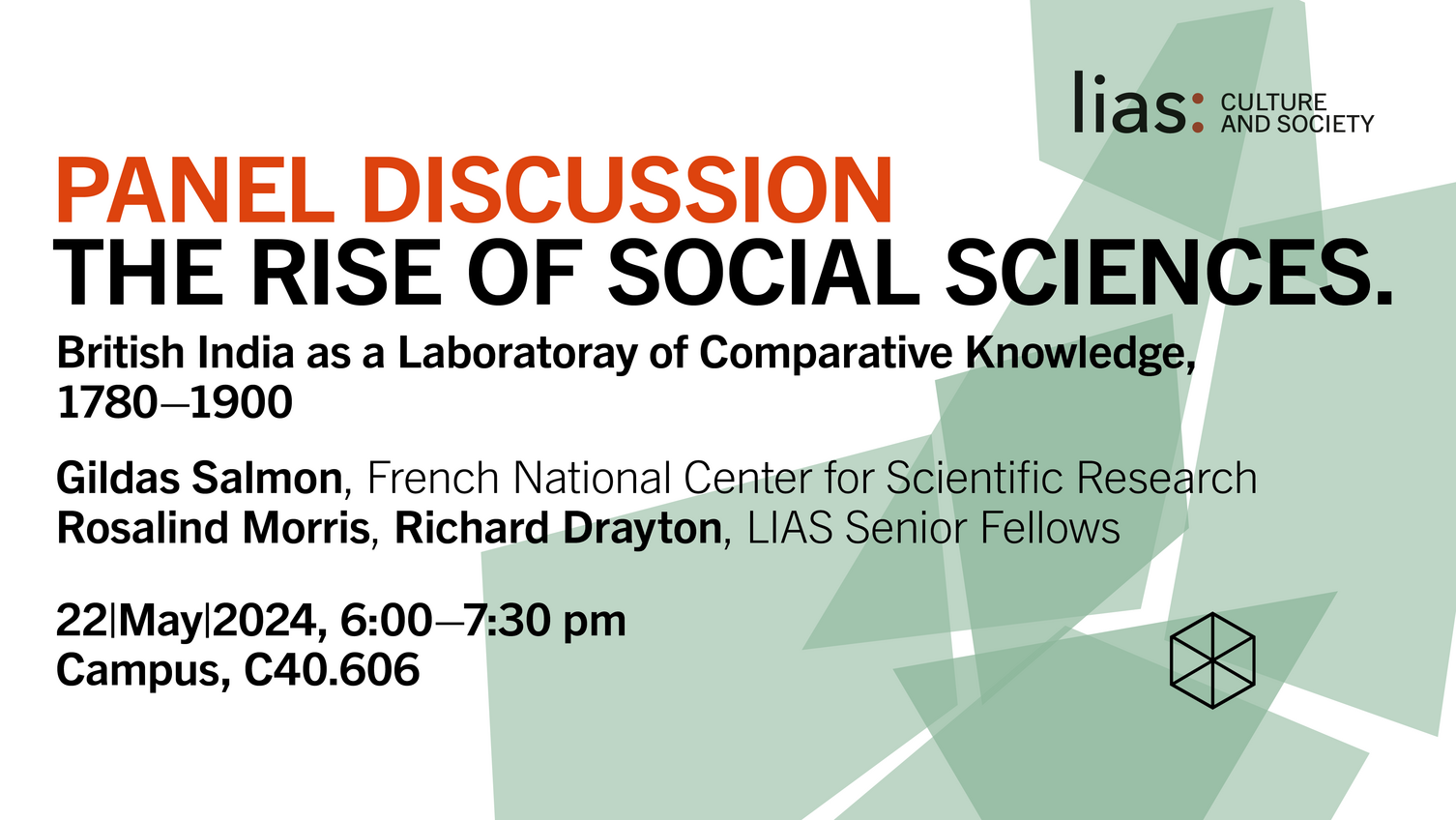 Flyer: LIAS Panel Discussion