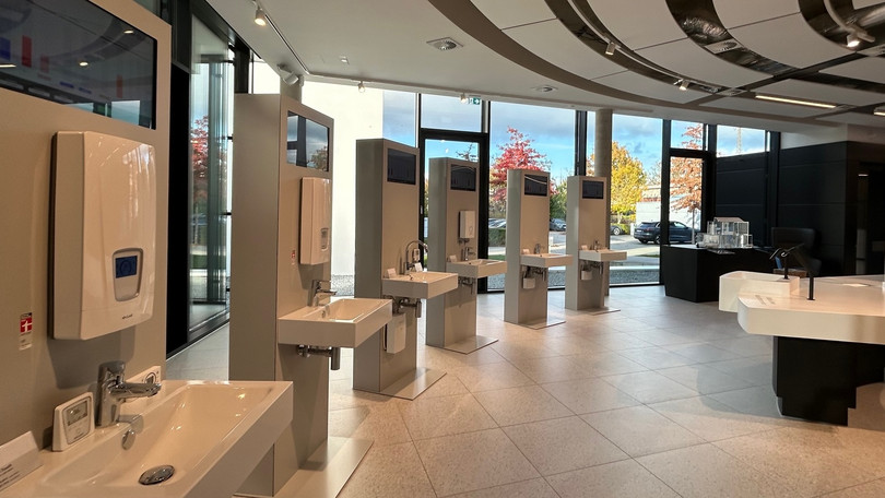 Besuch bei Clage: Showroom