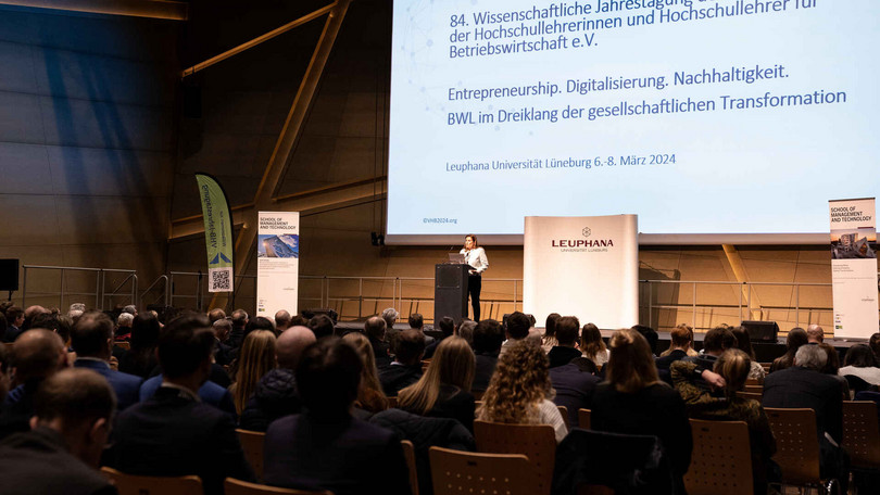 Keynote speech at the VHB conference in the central building