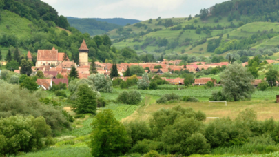 Landschaft in Transsilvanien.