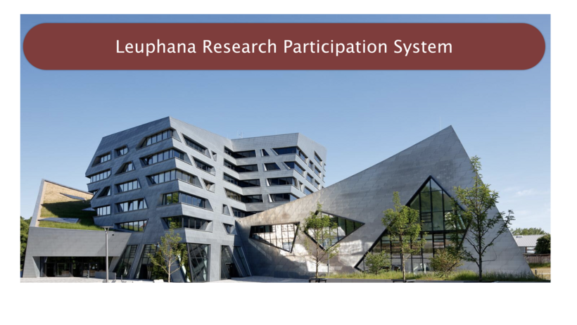SONA Research Participation System 