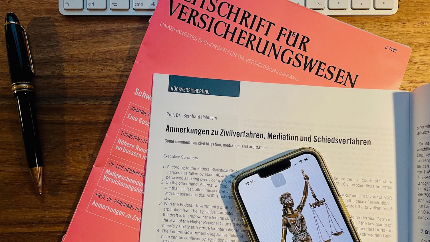 „Deutsche Zivilverfahren werden als kompliziert, langdauernd und teuer wahrgenommen. Allein die Vor-schriften der Zivilprozessordnung umfassen 1120 Paragrafen.“