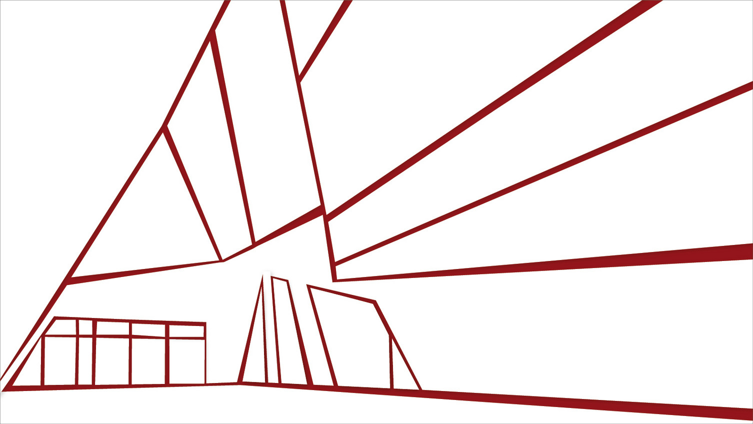 Linien des Zentralgebäudes, Heimat des LIAS Linien des Zentralgebäudes, Heimat des LIAS