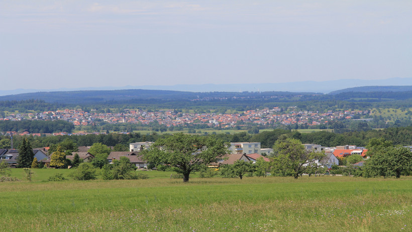 Blick auf Straubenhardt