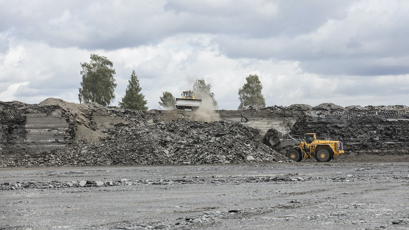 Slate quarry cement plant Dotternhausen