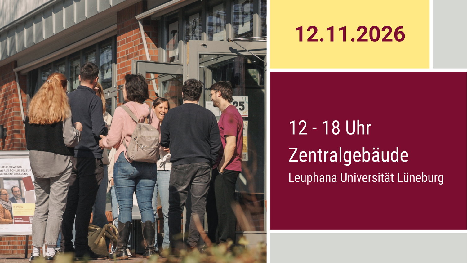 Terminkachel: Kommt zur Community School Conference im November.