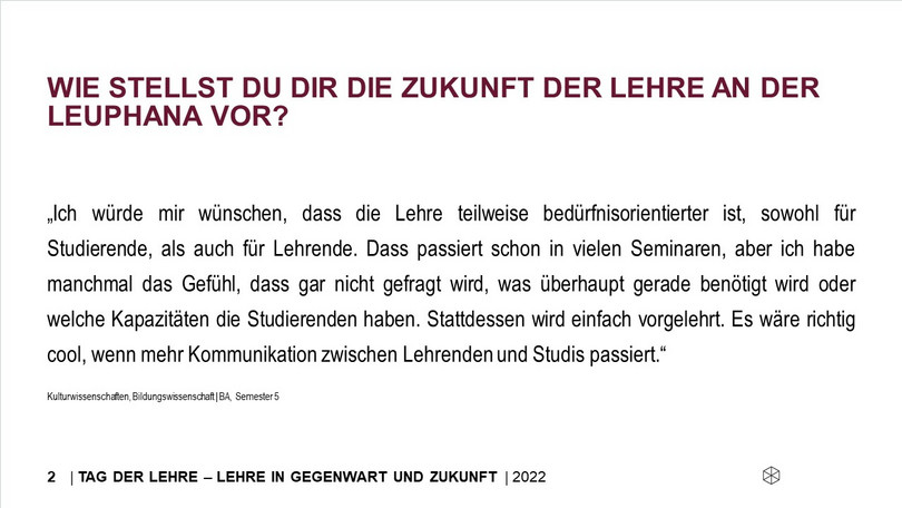 N.N., Kulturwissenschaften, Tag der Lehre 2022