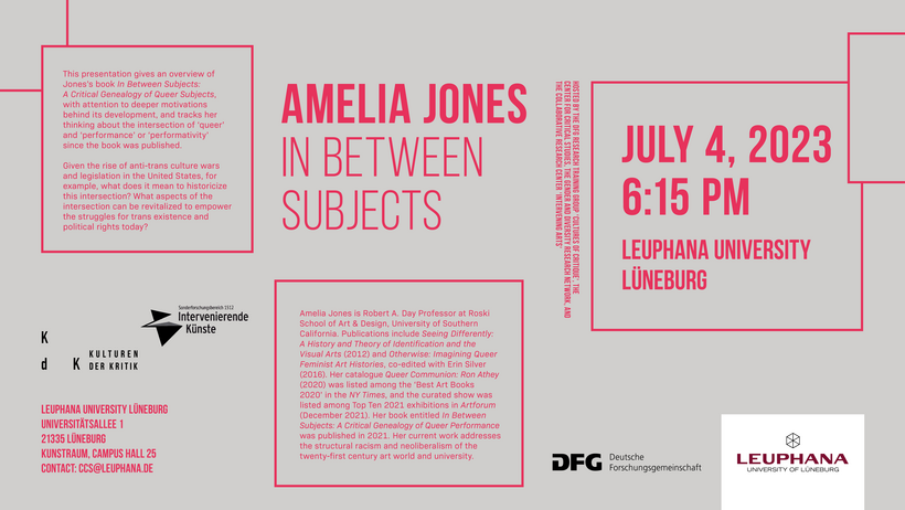 Amelia Jones In Between Subjects
