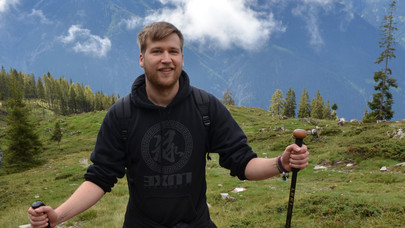 Portrait of Jonathan Szabo - Student of the Masters Sustainability Science