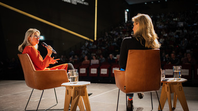 Maja Göpel und Alena Buyx auf der Konferenzwoche 2023