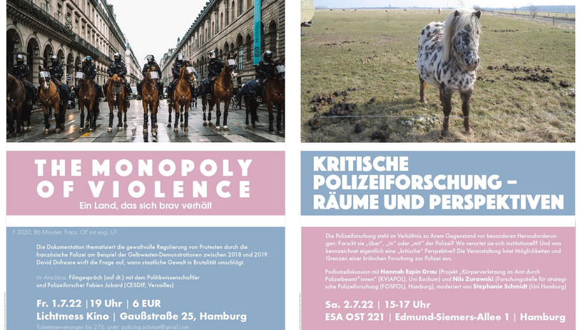 Flyer Studierendenkonferenz „Policing Activism“