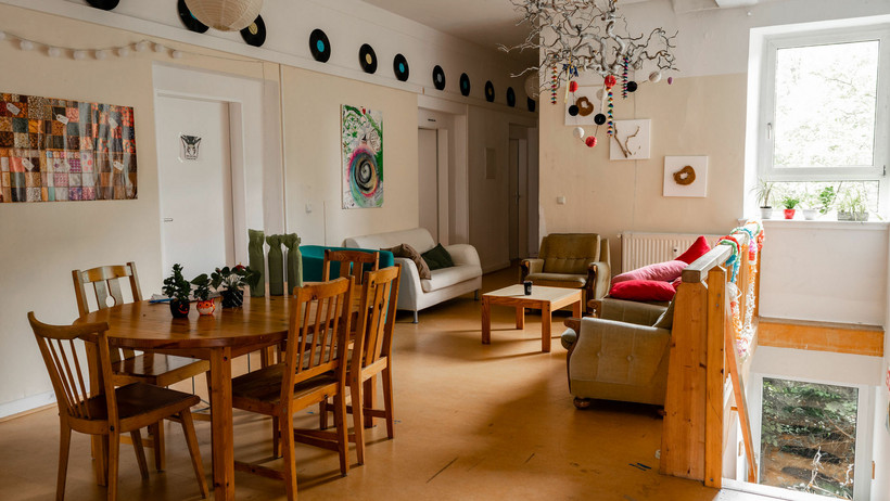 Common room of a shared flat in Lüneburg.