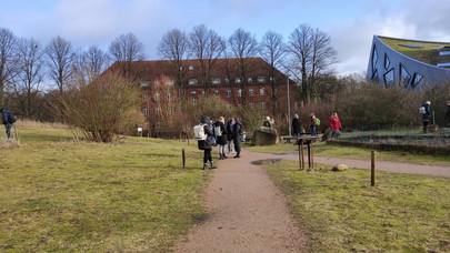 Vorarbeiten auf dem Campus