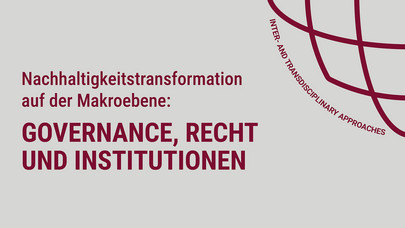 Governance, Recht und Institutionen